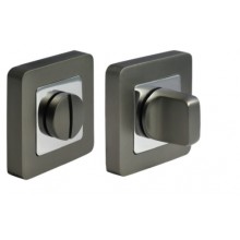 Завертка сантехническая квадратная Morelli MH-WC-S55 GR/PC Графит/Хром