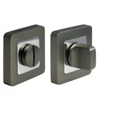 Завертка сантехническая квадратная Morelli MH-WC-S55 GR/PC Графит/Хром
